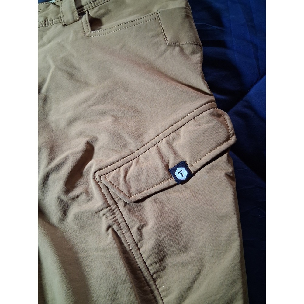 Truewerk T2 Werkpant Womens 12 Regular Tan Technical Work Pants Cargo Utility - Picture 5 of 10
